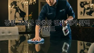 강원 고성군 방충망 먼지 제거 완벽 가이드